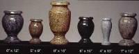 ROUND GRANITE VASES 